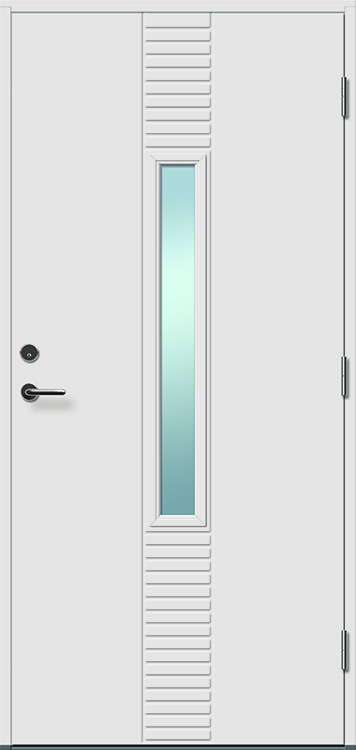 Tor m/helt glass