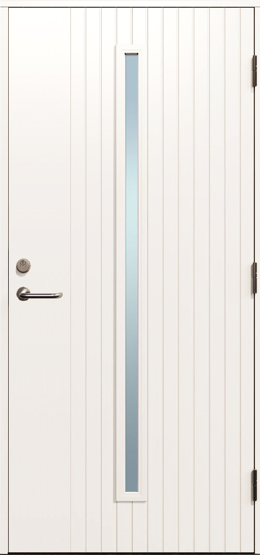 ytterdor frida nordicdoor spiler hvitncs-s-0502y glass