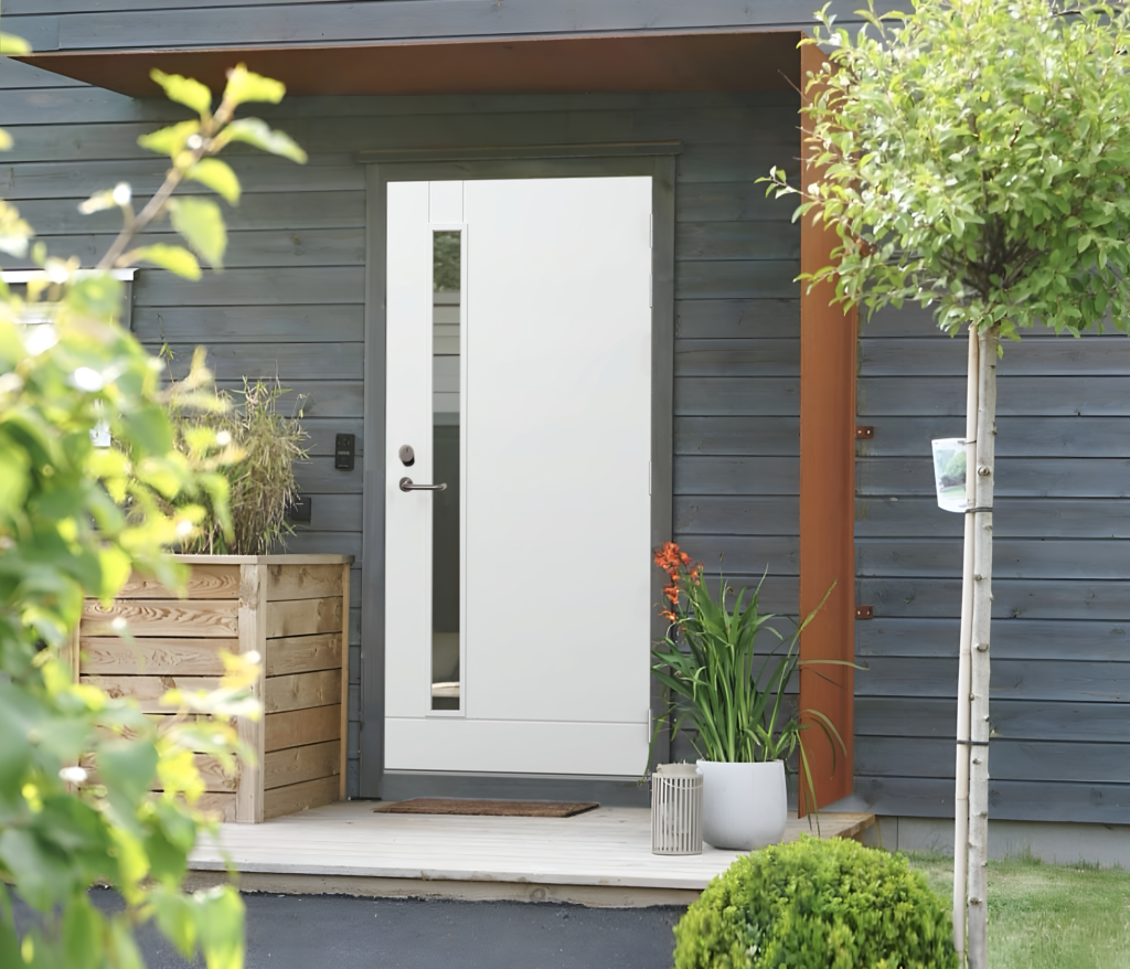 Nyhet! Energisparende Brann- og lyd ytterdører